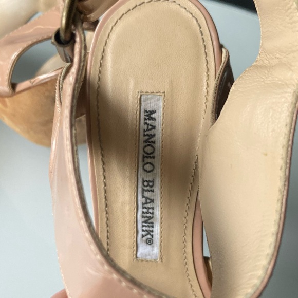 Manolo Blahnik Leather Heels - Picture 3 of 7